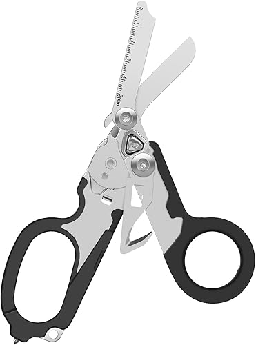 Trauma Schere Emergency Shears mit Strap Cutter und Glass Breaker Faltbare Scherenzange aus Edelstahl, Outdoor Camping Rescue Scissors Tools - Cheap-Us