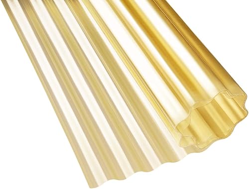 Polyester Lichtwellbahn/Wellpolyester gelb transparent (30000 x 1500 mm) - Cheap-Us