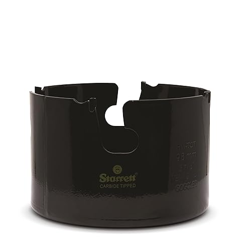 Starrett Hartmetall-Lochsäge - MPH0378 Mehrzweck-TCT-Lochsäge - für Holz-MDF-Kunststoff-Keramik-Wandfliesen - 98 mm - Cheap-Us