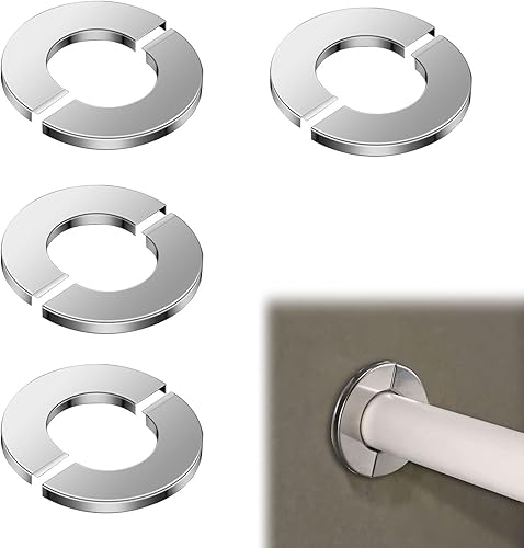 4 Stück Heizungsrohr Rosette,22 mm Rosetten für Heizkörperrohre,Rosetten Abdeckung,Heizungsrohr Verkleidung,Rohrverkleidung Heizkörperrosette,Wasseruhr Abdeckrosette,Heizungsrohr Abdeckung - Cheap-Us