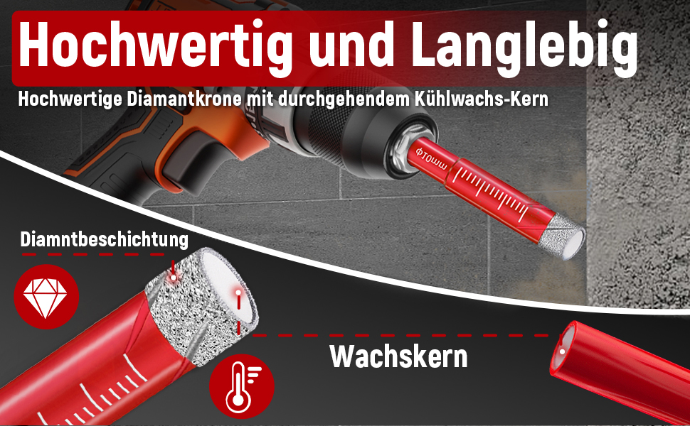 diamntbeschichtung Wachskern