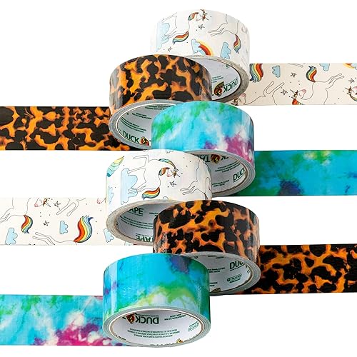 Duck Tape Batikmuster zum Reparieren, Basteln, Personalisieren, Dekorieren und Ausbilden, 48 mm x 9,1 m - Cheap-Us