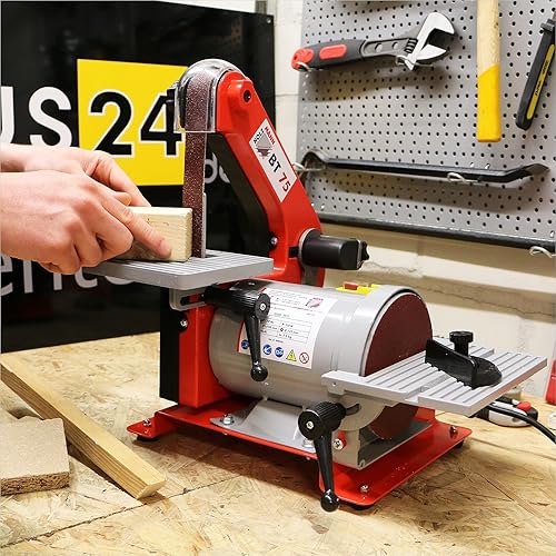 Holzmann Maschinen BT75_230V Band- und Tellerschleifer, 250 W, 125 mm, BT75_230V - Cheap-Us