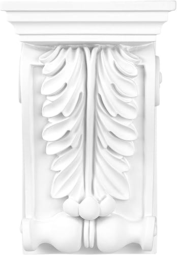 Stuckkonsole | vorgrundiertes schlagfestes Polyurethan | Wandkonsole | Akanthus | Innendekor | PU | Hexim Perfect | 156 x 120 mm | C8031 - Cheap-Us