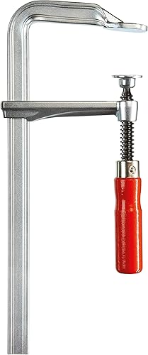 BESSEY Ganzstahl-Schraubzwinge GZ16, Spannweite 160 mm Ausladung 80 mm, größere Stabilität, Zwinge für präzises fixieren, wechselbare Druckplatte, Gewicht 0,52 Kg - Cheap-Us
