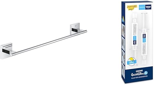 GROHE Start Cube - Badetuchhalter (verdeckte Befestigung, Material: Metall), chrom, 40987000 - Cheap-Us