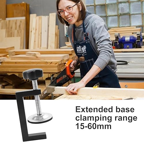 6 Stück C Klemme, 15-55mm Tischklemme Verstellbaren Schraubzwingen Klemmbereich Edelstahl Heavy Fixture Clamp für zwingen, Klemmen & Spanner, Holzarbeiten Werkzeug Heimwerken & Autoreparatur - Cheap-Us