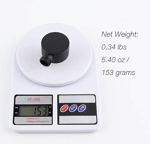 Schwarze Brausen und Duschsysteme Wandanschlussbogen Massiver Messing Wandhalter Ellbogen Wandmontage Eckventil verdeckt - Cheap-Us