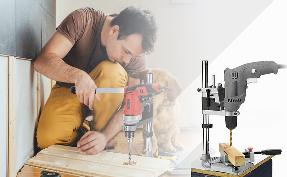 bohrmaschinenständer mit schraubstock