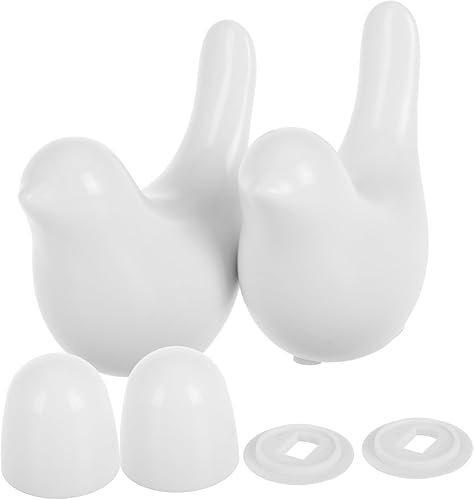 MAGICLULU 1 Satz Vögel Toilettenbolzenabdeckungen Toilettendeckel Toilettenschüssel Toilettenteil Toilettenbolzenabdeckungen Zubehör Bolzenabdeckungen Kappe Toilettenbolzenteile - Cheap-Us