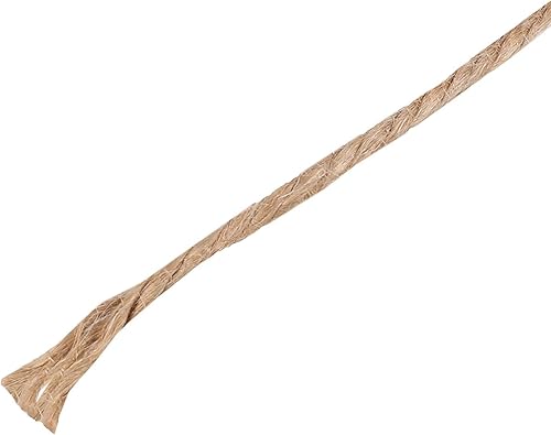 Creative Deco 100m Juteschnur Natur Braun | 328 Fuß | 2-3 mm Dicke 3-Lagig | Jutekordel Jutegarn Hanfschnur Juteband Paketband Stark | Jute Schnur Kordel Seil Für Dekoration, DIY Handwerk, Verpackung - Cheap-Us
