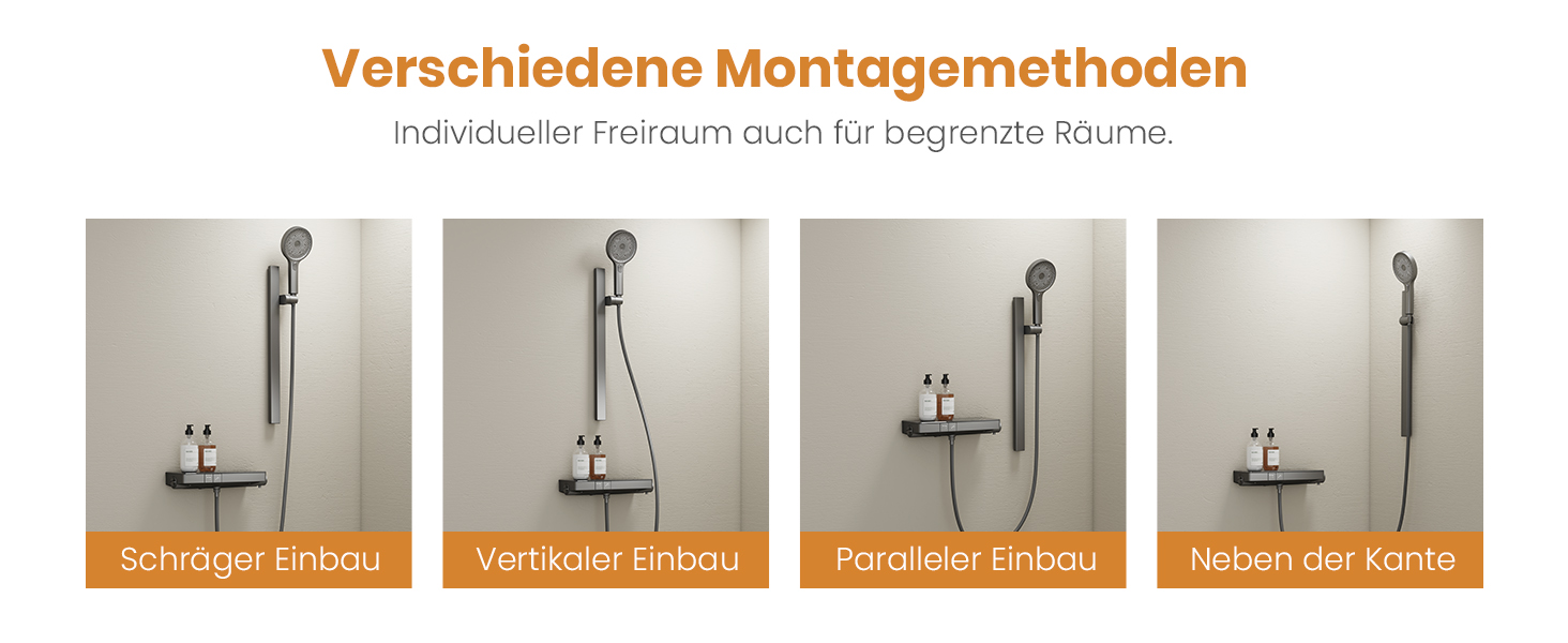 Duschset mit Thermostat