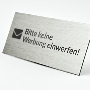 Keine Werbung einwerfen