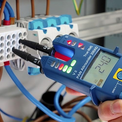 Pancontrol PAN Volttester 400, 2-poliger Spannungsprüfer mit LED Anzeige, 6-400V AC/DC, CAT III 400V - Cheap-Us