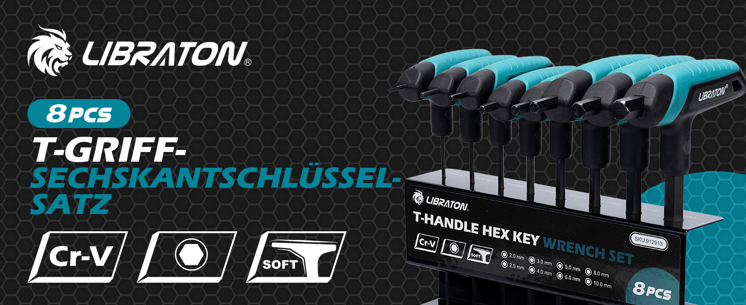 LIBRATON T-Griff Schlüssel-Satz