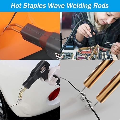 SIYINGSAERY 1000 Pcs Heiße Heftklammern 0.8mm 0.6mm Edelstahl Hot Staples Welder Staple Plastik Schweißen Heiße Heftklammern Auto Stoßstange Heißhefter für Auto Kunststoff Schweißen Reparatur - Cheap-Us