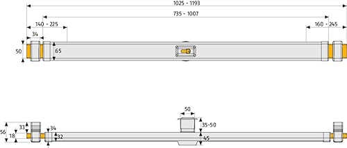 ABUS Panzerriegel PR2600 weiß, 51381, 513848 - Cheap-Us