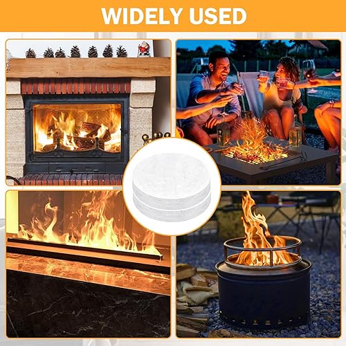 12 Stück Keramikwolle für Bioethanol, Keramik-Wollschwamm, Keramikschwamm für Bioethanol Kamin,Keramische Wolle Keramik Wolle, Indoor Gel Tischkamin Ethanol Ceramic Sponge Wool (8.6 x 8.6 x 2.8cm) - Cheap-Us