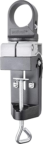 wolfcraft Kombihalter für Bohrmaschinen, Alu-Druckguss I 4800000 I 360° horizontal, 90° vertikal schwenkbar, Euronorm-Aufnahme Ø 43 mm - Cheap-Us