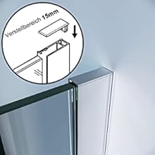 DuschKabine Duschtrennwand Duschabtrennung