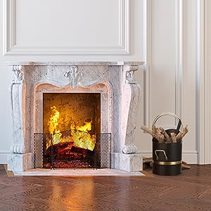 Kamin Feuer Wohnzimmer dekozusatz