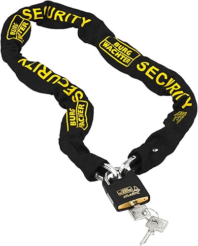 Burg Wächter Gehärtete Vierkantkette, 90 cm Länge, Stärke: 8 mm, SKM 8/90 - Cheap-Us