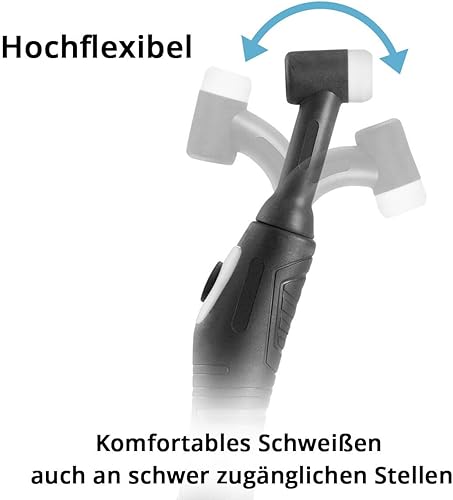 STAHLWERK Kombi-Schweißgerät MTM-200 ST 3-in-1 Schutzgas-Schweißgerät | Inverter mit 200 A und synergischem Drahtvorschub für WIG | MIG MAG | MMA - Cheap-Us