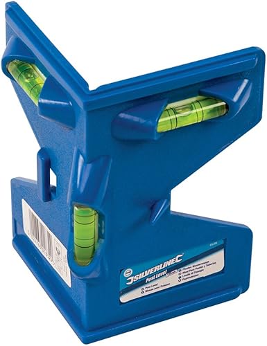 Silverline SL05 Pfosten-Wasserwaage, 140x100 mm - Cheap-Us
