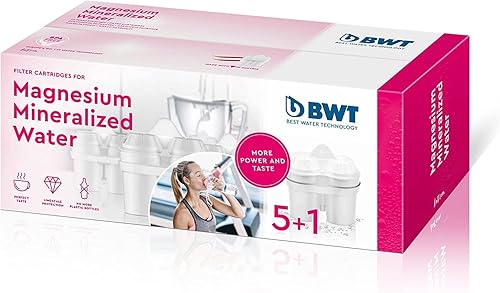 BWT Magnesium Mineralized Water Wasserfilterkartuschen, Kunststoff, Weiß, 6 Stück (1er Pack), 6 - Cheap-Us