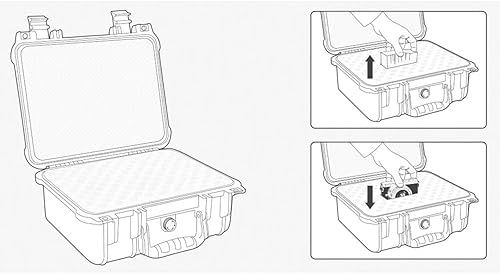 TOOLCRAFT TO-7746843 Outdoor-Koffer (L x B x H) 250 x 270 x 125 mm - Cheap-Us