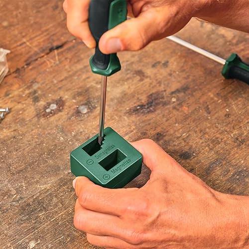 Bosch Magnetisierer/Entmagnetisierer (Zubehör zum Magnetisieren/Entmagnetisieren von Schraubendreher und Bits für effizienteres Arbeiten; 2 Ferritmagnete; Magnetfeldstärke min. 90mT) - Cheap-Us