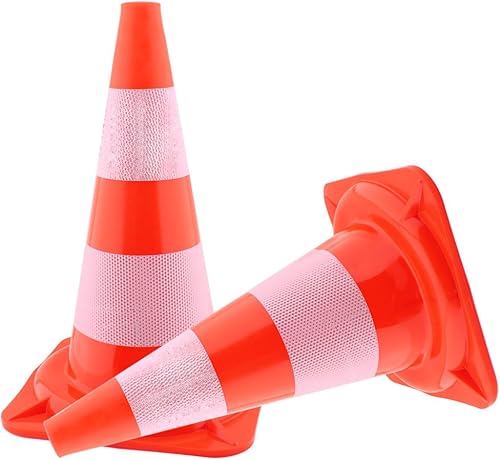 4 Stk. Verkehrs-Pylone Leitkegel Warnkegel Hütchen Kegel Lübecker Hut Parcours - Cheap-Us