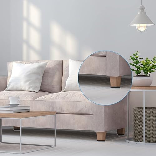 DXLing 24 Stück Teflon Möbelgleiter zum Schrauben 25x25mm Teflon Möbelgleiter Rechteckig Stuhlgleiter Teppichgleiter Gleiter Furniture Glides für Möbel Sessel Stuhlbeine - Cheap-Us