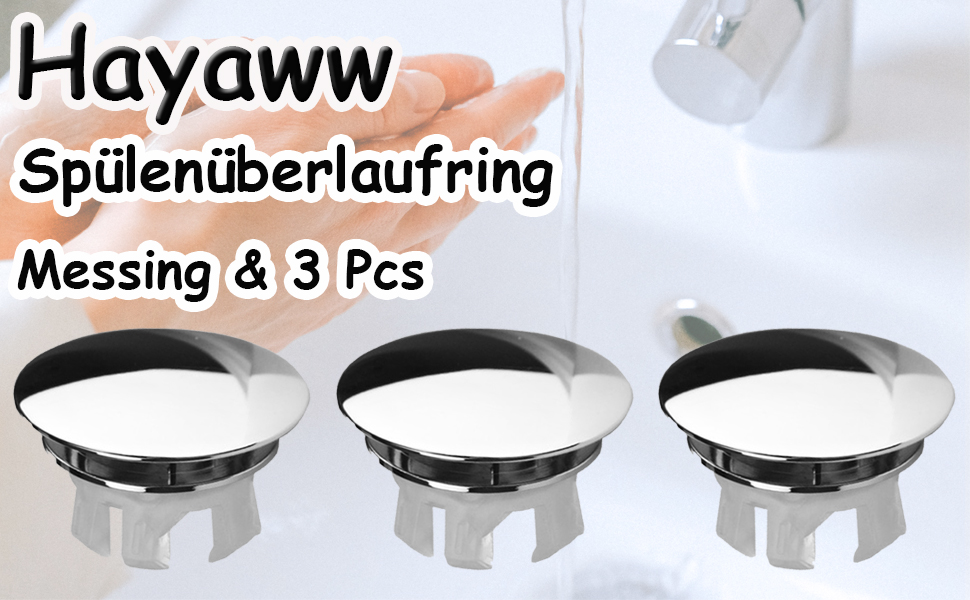 Waschbecken Überlauf Abdeckung