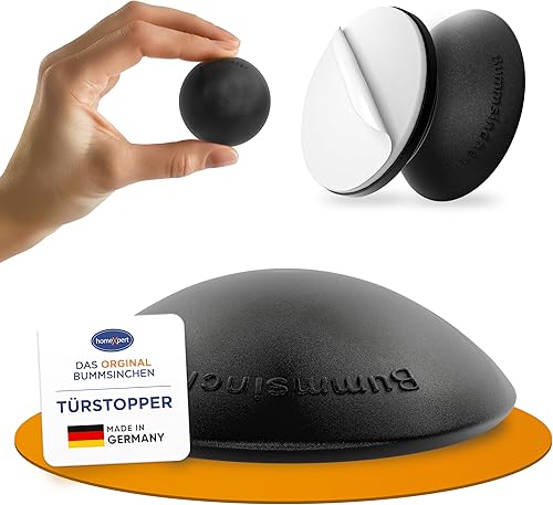 Bummsinchen Türstopper Wand Weiß selbstklebend [10 Stück] - Ø 40 mm - kleiner Wandpuffer für Wandschutz - Türpuffer Wand für Türanschlag, Türgriffschutz, Türklinken Stopper - Cheap-Us