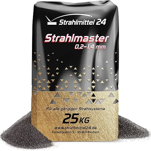 25 kg Strahlmittel Strahlmaster 0,2-1,4 mm Sandstrahlen - Cheap-Us