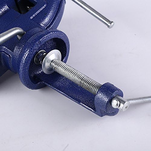 NUZAMAS Schwenk Multi-Winkel 360 Grad Vize 60mm Kiefer Kapazität Schwenk Schraubstock Tischklemme Arbeitsplattform DIY Schmuck Handwerk Mould Tools Reparatur Holzbearbeitung - Cheap-Us
