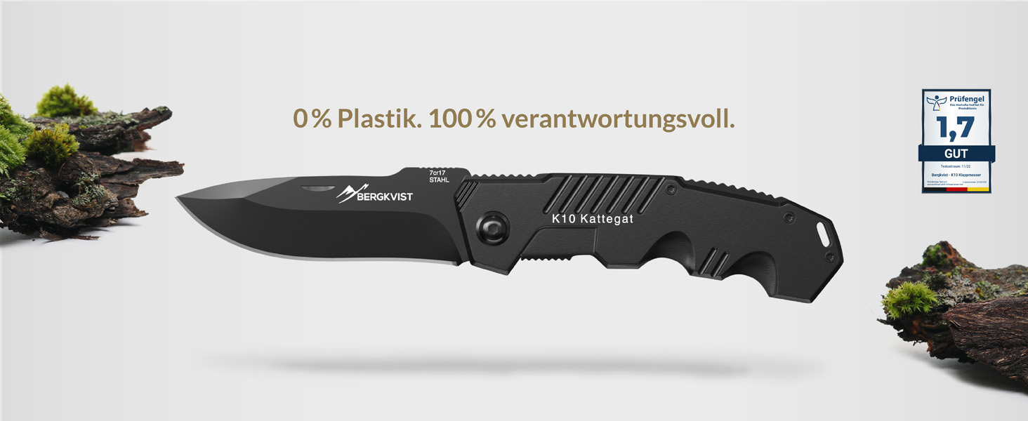 BERGKVIST k10 messer klappmesser zweihandmesser taschenmesser outdoor survival gürtelmesser jagd