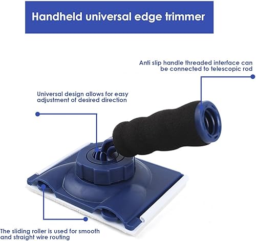 Shurzzesj Paint Edge Trimmer, Paint Edger Paint Pad, Adjustable Wall Corner Pad Painter With Drehbarem Griff, Paint Edger Tool For Walls, Ceiling Hand Painting Brush For Wall Ceiling Door - Cheap-Us
