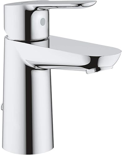 GROHE BauEdge | Badarmatur- Einhand-Waschtischbatterie, S-Size | mit Keramikkartusche | chrom | 23330000 - Cheap-Us