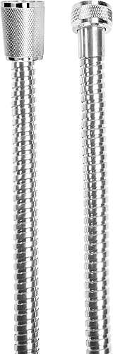 Cornat Brauseschlauch - 50 cm Länge - Edelstahl verchromt - Extrem Belastbar - 1/2 Zoll Anschluss - verchromt / Duschschlauch / Ersatzschlauch für Dusche & Badewanne / TECBW3323 - Cheap-Us
