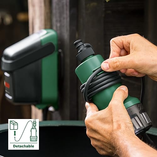 Bosch GardenPump 18V-2000 Tauchpumpe mit 18 V Akku und Ladegerät | Für offene Regenwassertanks und Tanks mit Sicherheitsdeckel | Timerfunktion und vielseitige Montageoptionen | Reichweite bis zu 25 m - Cheap-Us