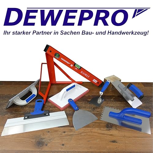 DEWEPRO Korbrührer ø100mm mit Ring und 6-Kant-Aufnahme für Bohrmaschine/Akku-Schrauber - Länge 50cm - Mörtelrührer - Kleberrührer - Mörtelmischer - Rührquirl - Cheap-Us