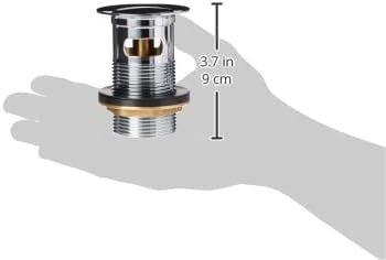 Bristan W BASIN03 C Economy Waschbecken-Ablaufgarnitur, mit Abs-Verschluss, verchromt, Clicker - Cheap-Us