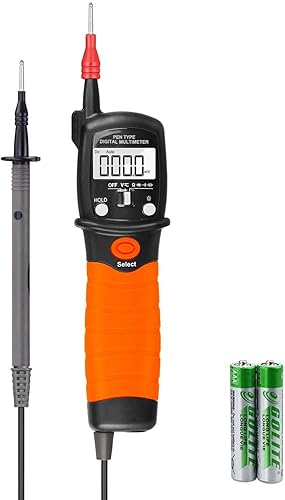 Digital Pen Multimeter Durchgangsprüfer Multimeter Voltmeter, AC/DC Multi Tester Spannung, Strom, Widerstand, Durchgangsprüfung für Professionelle Anwender-AP-38B - Cheap-Us