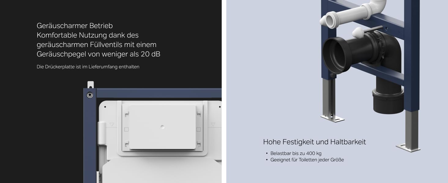 Belastbar bis zu 400 kg