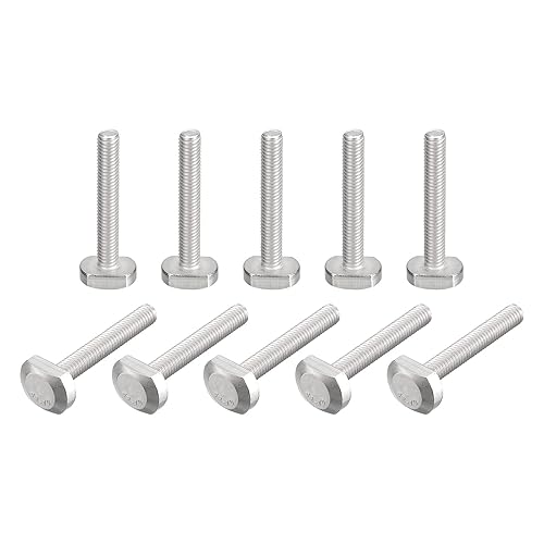 QUARKZMAN 10Stk T-Schlitz Bolzen M6x40mm T Schlitz Einsteigen Bolzen Schieben Bolzen 304 Edelstahl T Form Schrauben für T Spur - Cheap-Us