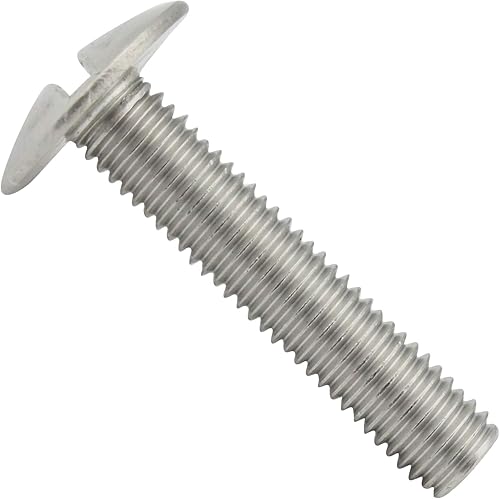 Flachrundschrauben mit Schlitz - M5x60 - (100 Stück) - Becherschrauben - Vollgewinde - Edelstahl A2 V2A - SC9040 | SC-Normteile® - Cheap-Us