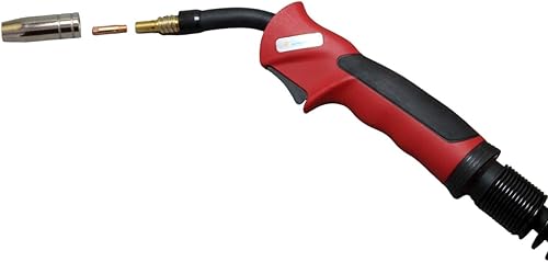 Brenner MB15/150 Schweißbrenner MIG MAG Schlauchpaket Schutzgas für Schweißgerät mit u. ohne Teflonseele, Größe: 5 Meter incl. Teflonseele - Cheap-Us