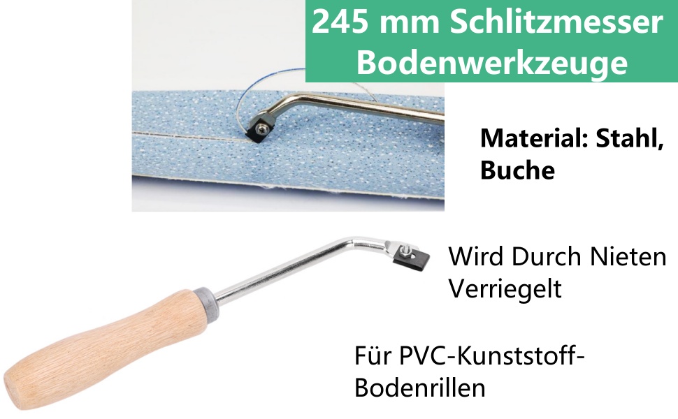 245 mm Schlitzmesser Bodenwerkzeuge